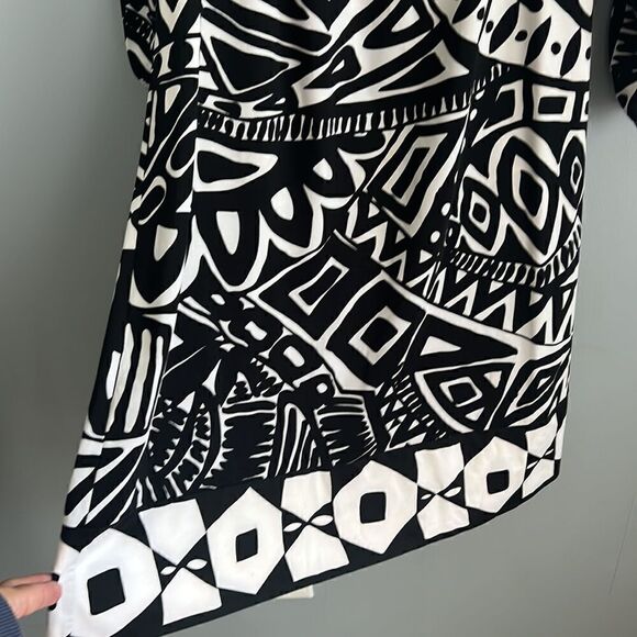 INC Woman Women’s 1X gorgeous stretchy comfy pop over midi tunic dress - Picture 4 of 9